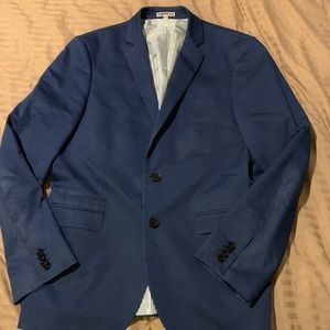 Express mens blue photographer blazer jacket 40R